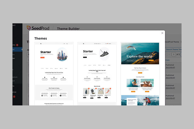 custom wordpress theme